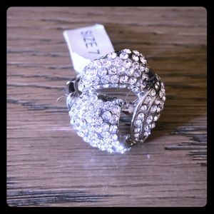 Rhinestone Ring with Bling